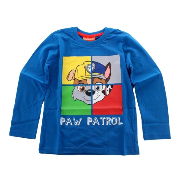 Camiseta De Manga Larga Patrulla Canina Faces Niño Azul