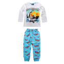Pijama Invierno Superthings Niño Blanco Flamespark
