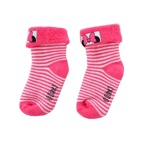 Calcetines Minnie Mouse Rosas Bebé