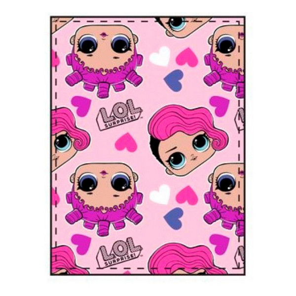 Manta Polar LOL Surprise Pink 150x100