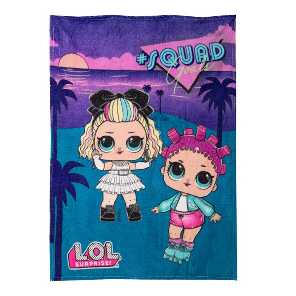 Manta Polar LOL Surprise Squad Glam 150x100