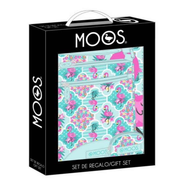 Set de Papelería Moos Flamingo Blue