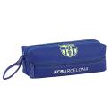 Estuche Portatodo Rectangular Fc Barcelona Azul