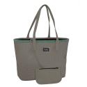 Bolso De Mano Moos Capsula Gris Con Cartera