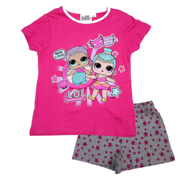 Pijama Verano LOL Surprise Niña Rosa