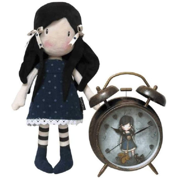 Set de Regalo Muñeca y Despertador Gorjuss You Brought Me Love