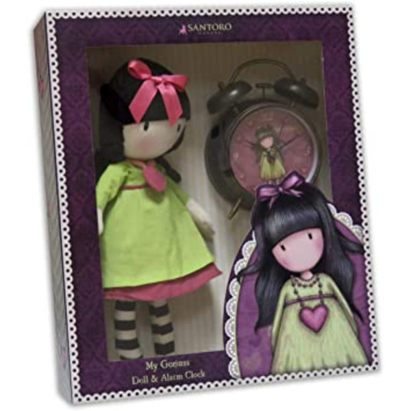 Set de Regalo Muñeca y Despertador Gorjuss Heartfelt