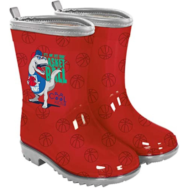 Botas de Agua Perletti Cool Kids Dinosaurio Baloncesto