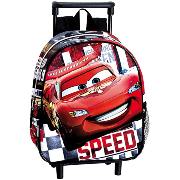 Mochila Trolley con Ruedas Guardería Cars Acceleration