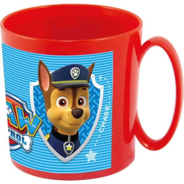 Taza Patrulla Canina De Plástico Para Microondas 350 ML