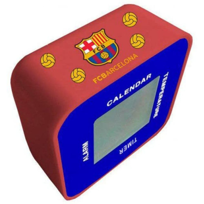 Reloj Despertador FC Barcelona Digital Rojo Y Azul Reloj Despertador FC Barcelona Digital Rojo Y Azul