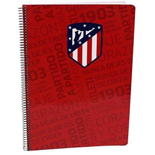 Cuaderno Real Atlético De Madrid 1903 A4 Con Hojas Cuadriculadas