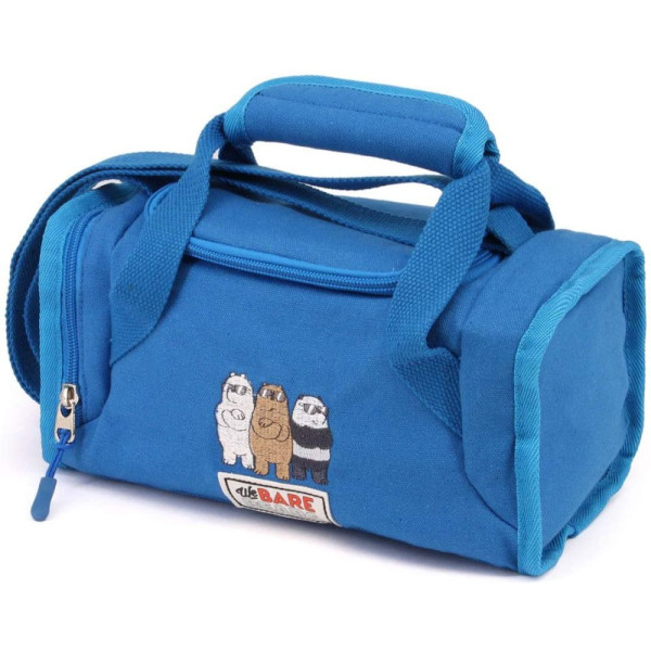 Bolsa Portaalimentos Top con Correa Bandolera We Bare Bears Azul