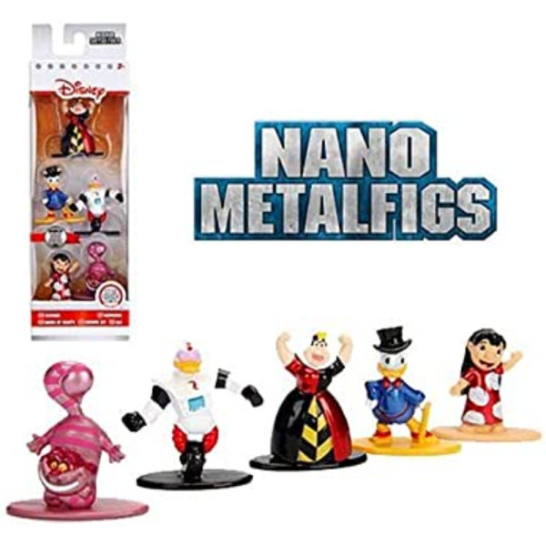 Set 5 Mini Figuras Metal Disney 84423 Jada Toys