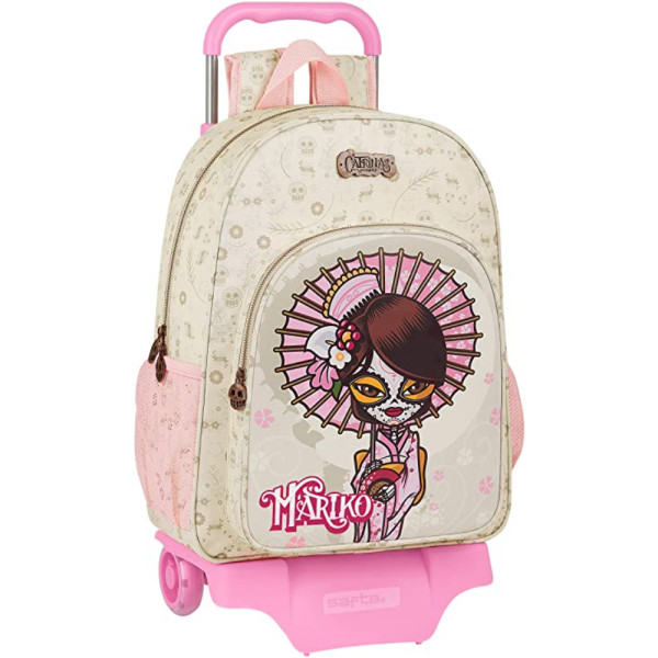 Mochila Trolley con Ruedas Catrinas Mariko