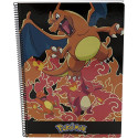 Cuaderno Pokémon Charmander A4 con Hojas Cuadriculadas