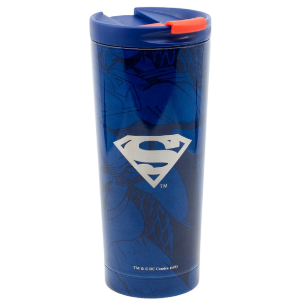 Vaso Termo de Acero Inoxidable Superman Symbol 425 ML
