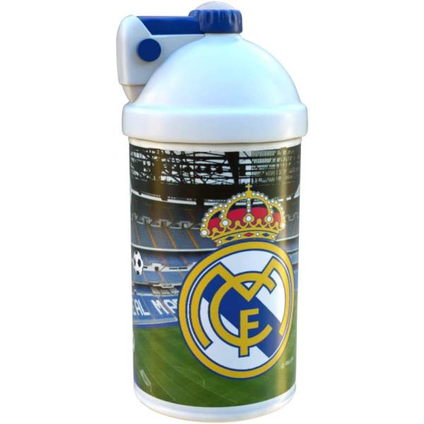 Botella Cantimplora Plástico Real Madrid Lenticular 400 ML