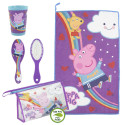 Set de Baño con Neceser Peppa Pig Transparente