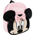 Mochila Minnie Mouse 3D Rosa de Peluche