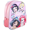 Mochila Guardería 3D Princesas Disney Rosa