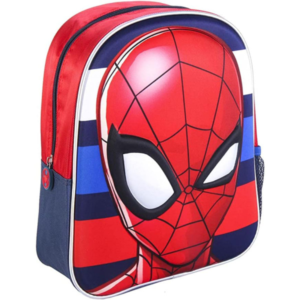Mochila Guardería 3D Spiderman Rayas