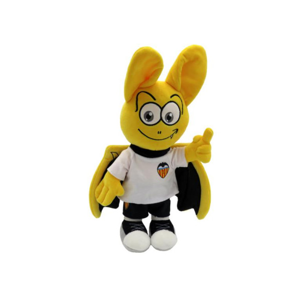 Peluche Mascota Valencia CF Camiseta Blanca 30 CM