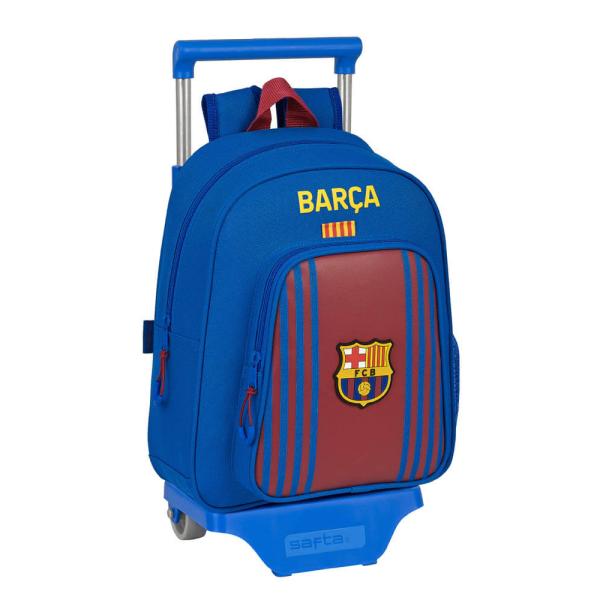 Mochila Trolley con Ruedas Mediana FC Barcelona Azul Marino