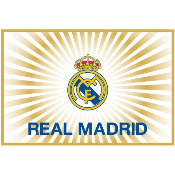 Bandera Real Madrid Grande Destellos