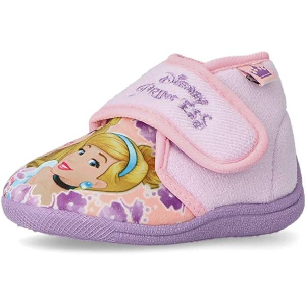 Zapatillas De Casa Media Bota Princesas Niña