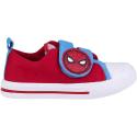 Zapatillas Loneta Spiderman Niño Rojas y Azules