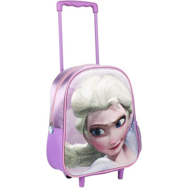 Mochila Trolley con Ruedas Guardería Frozen Elsa 3D