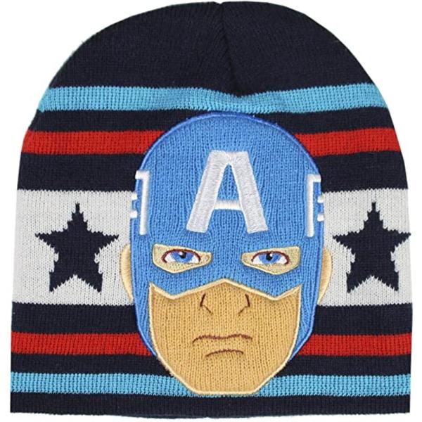 Gorro Capitán América Azul Marino Niño