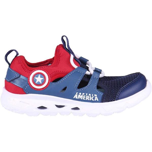 Zapatillas Deportivas Transpirables Capitán América Azul
