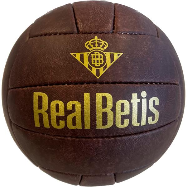 Balón Real Betis Grande Marrón Vintage