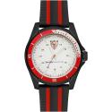 Reloj De Pulsera Sevilla FC Caucho Negro y Rojo Adulto