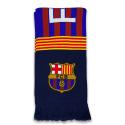 Bufanda FC Barcelona Rayas Horizontales Barca Reversible