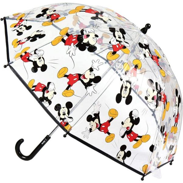 Paraguas Transparente Mickey Mouse Personajes