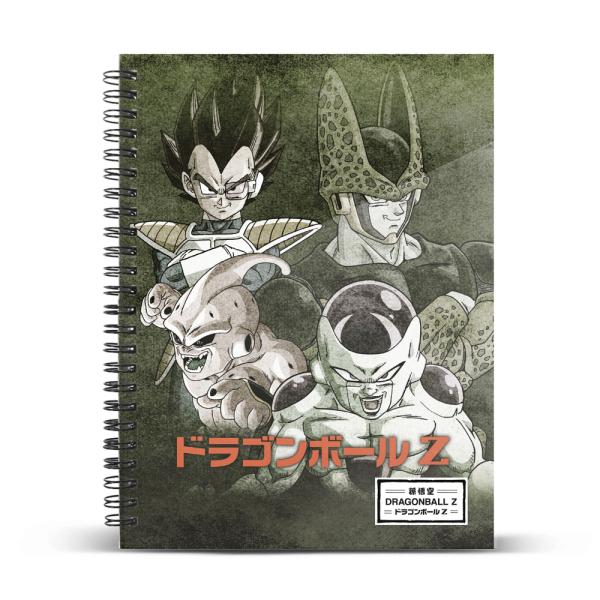 Cuaderno Dragon Ball Evil A4 Con Hojas Cuadriculadas