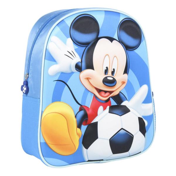 Mochila Guardería 3D Mickey Mouse Fútbol