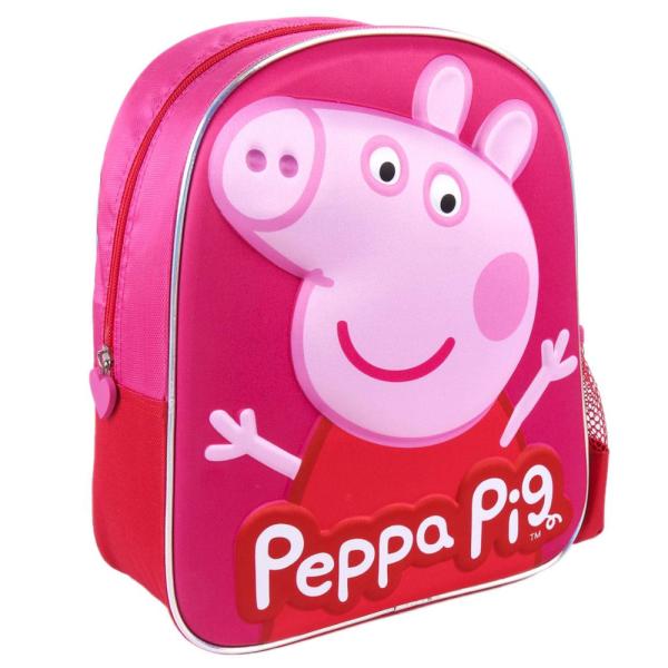 Mochila Guardería 3D Peppa Pig Happy