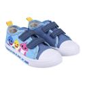 Zapatillas Con Luces Baby Shark Niño Azules