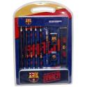 Set De Papelería Fc Barcelona 12 Piezas