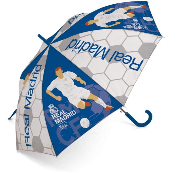 Paraguas Real Madrid Azul Y Blanco Jugador