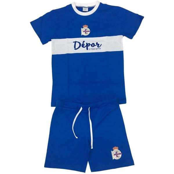 Pijama corto Deportivo A Coruña