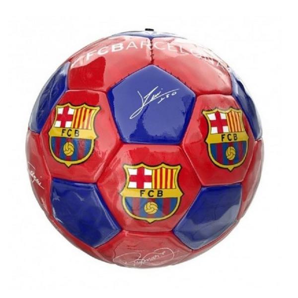 Balón Fc Barcelona Grande Escudos Firmado