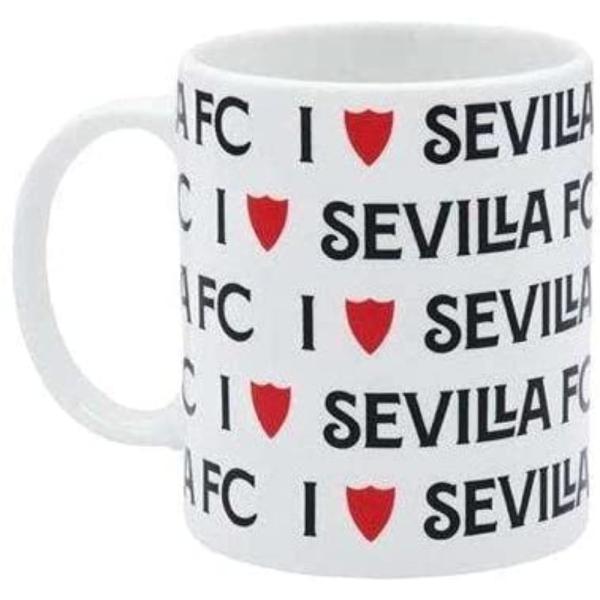 Taza de cerámica Sevilla Futbol Club 300 ml