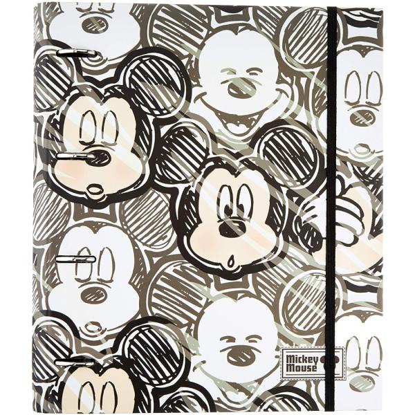 Carpeta de anillas Mickey Mouse a4 cuadros