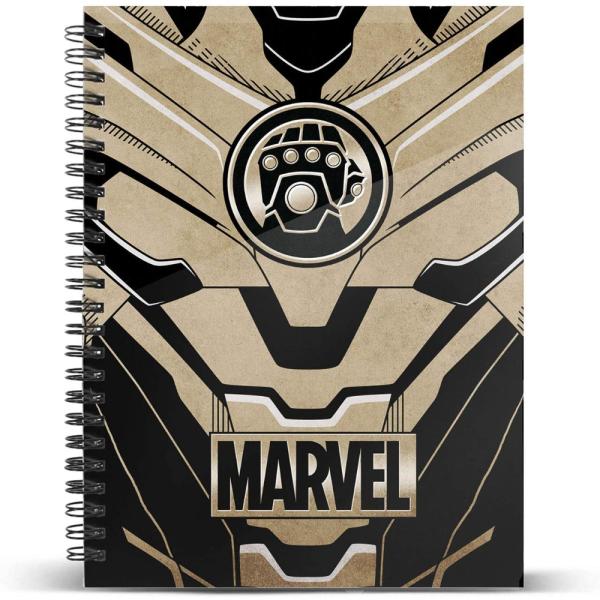 Cuaderno Marvel Thanos a5 cuadros