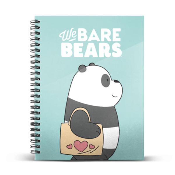 Cuaderno We Bare Bears Green Bag A4 Con Hojas Cuadriculadas